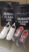 Human Clean Shoes